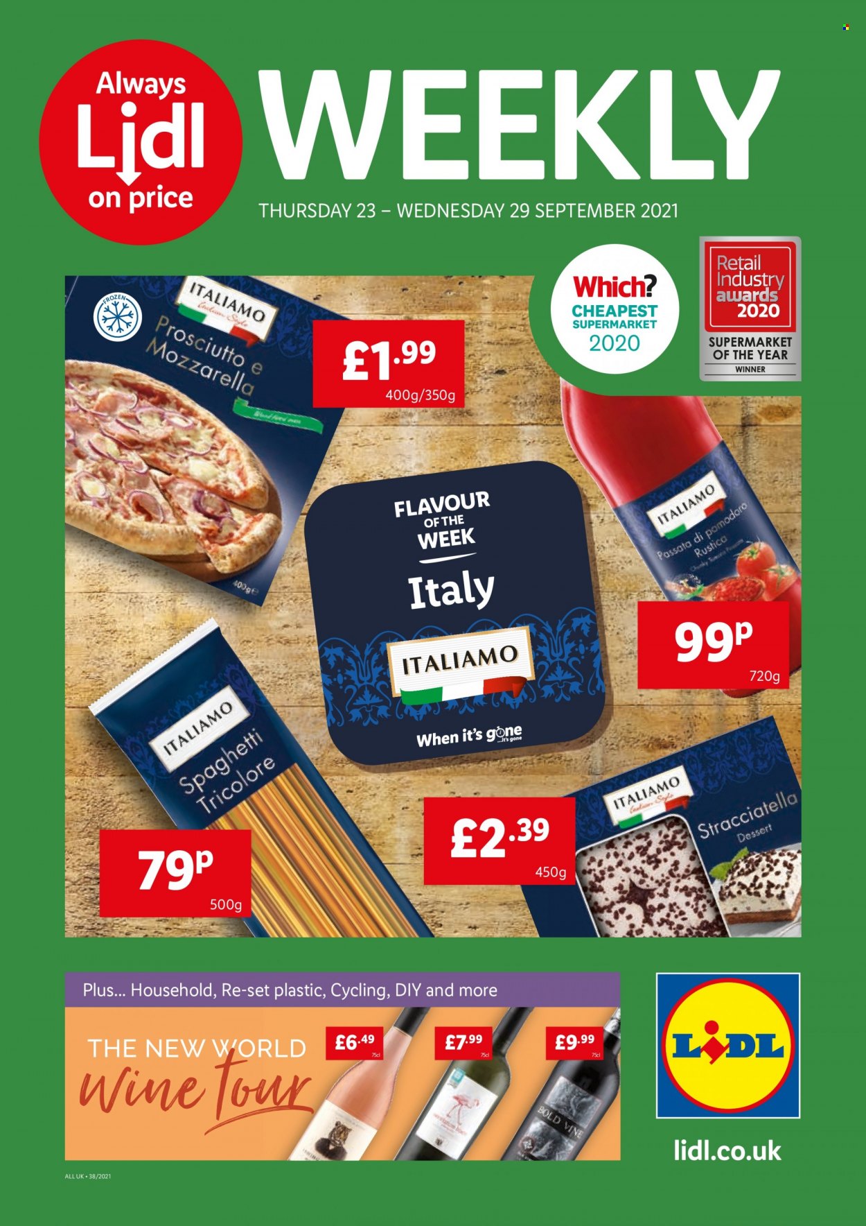 Lidl offer  - 23.9.2021 - 29.9.2021. Page 1.