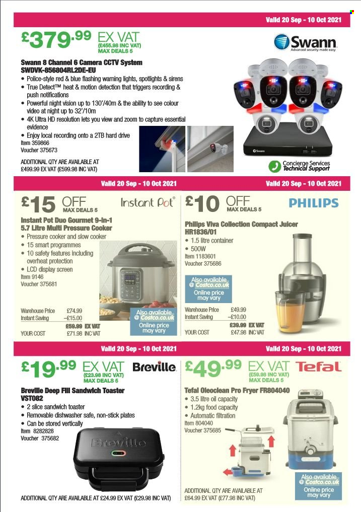 Costco offer  - 20.9.2021 - 10.10.2021. Page 2.