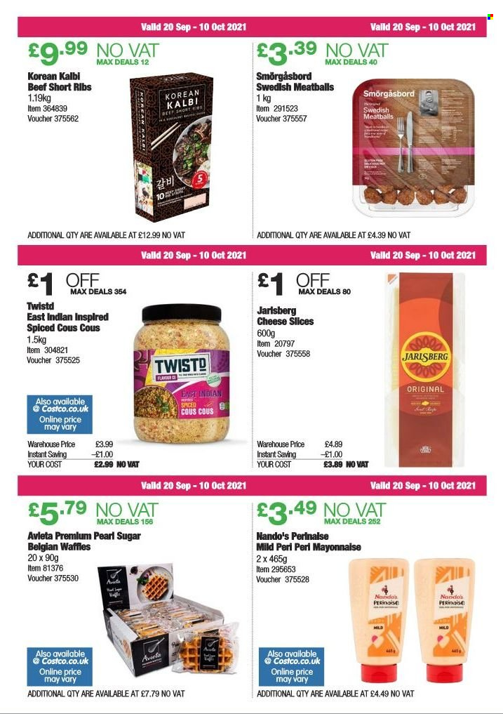 Costco offer  - 20.9.2021 - 10.10.2021. Page 7.