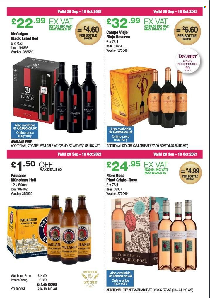 Costco offer  - 20.9.2021 - 10.10.2021. Page 9.