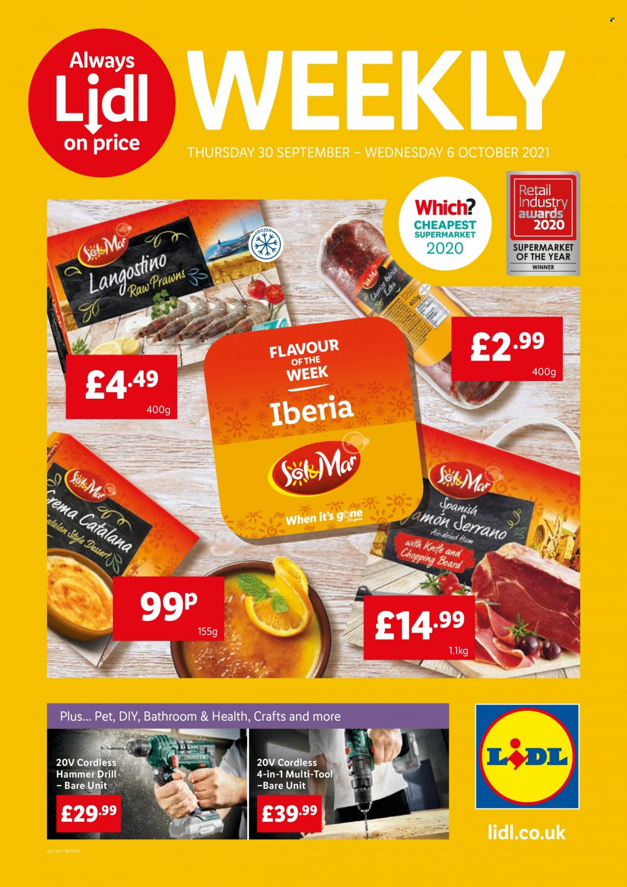 Lidl offer  - 30.9.2021 - 6.10.2021. Page 1.
