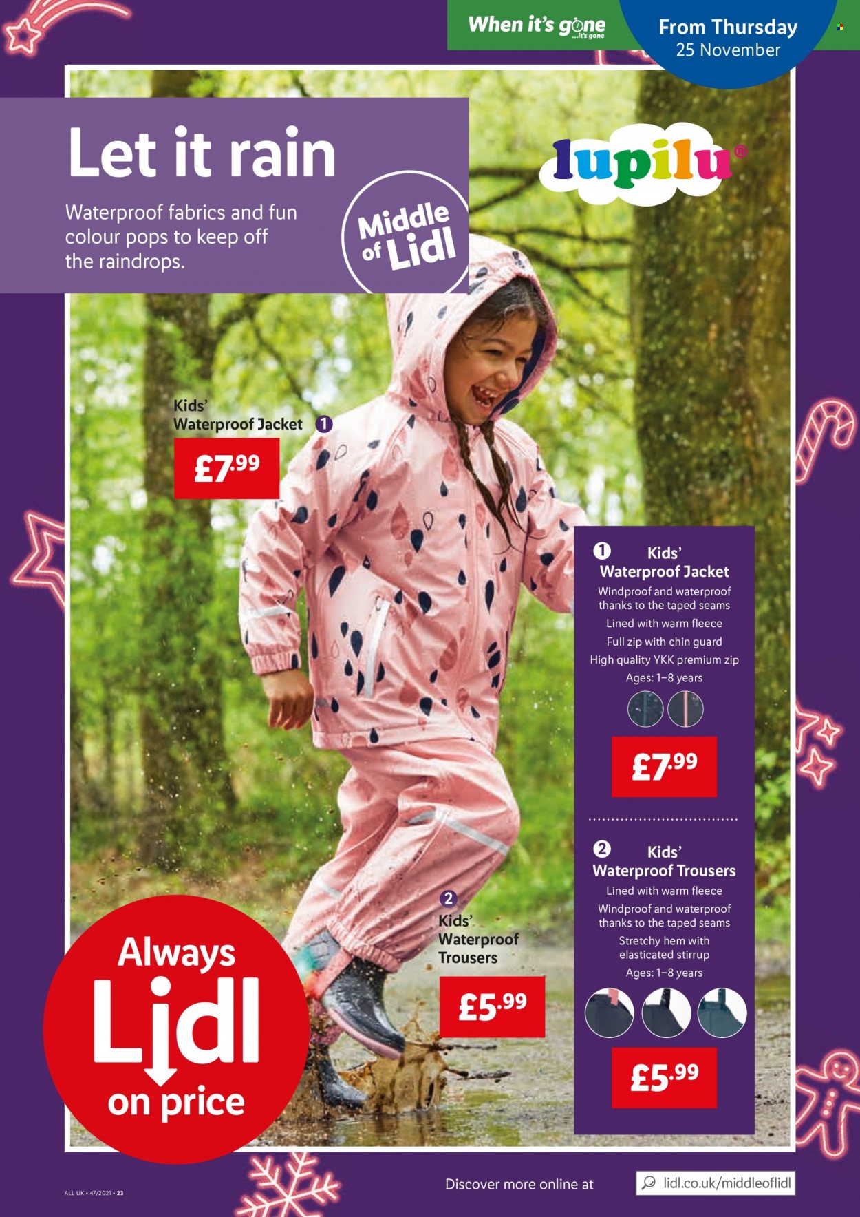 Lidl offer  - 25.11.2021 - 1.12.2021. Page 23.