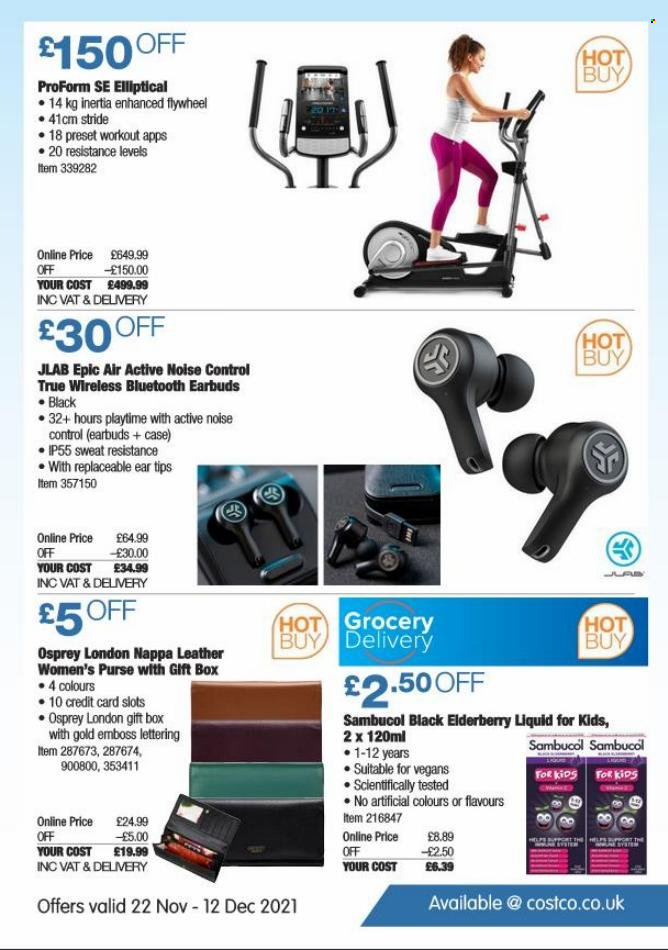 Costco offer  - 22.11.2021 - 12.12.2021. Page 29.