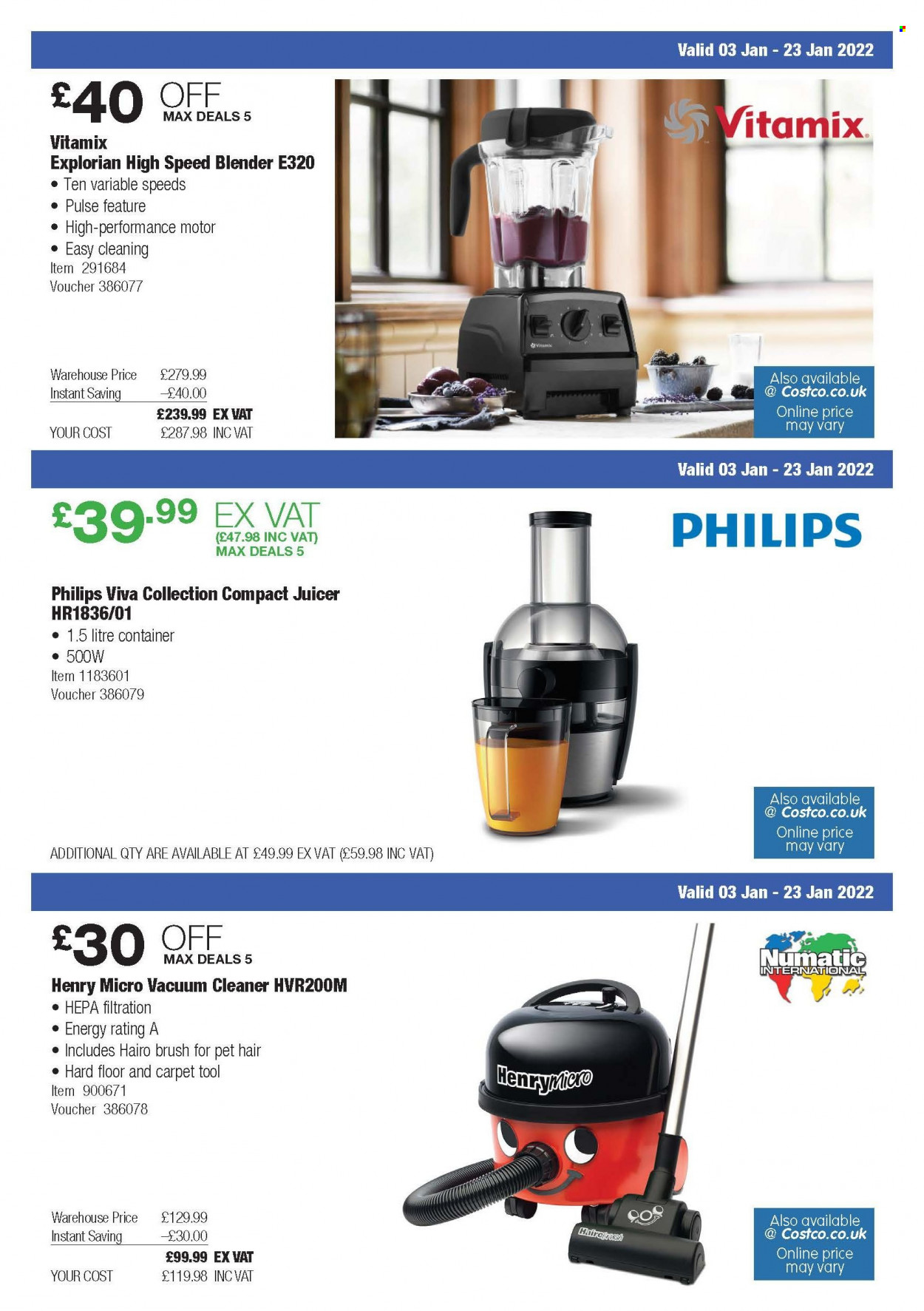Costco offer  - 3.1.2022 - 23.1.2022. Page 3.