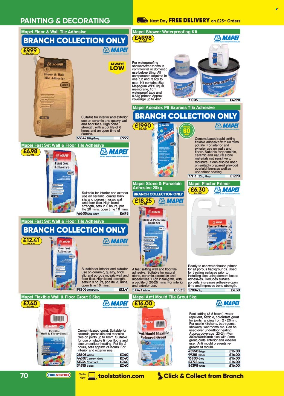 Toolstation offer . Page 70.