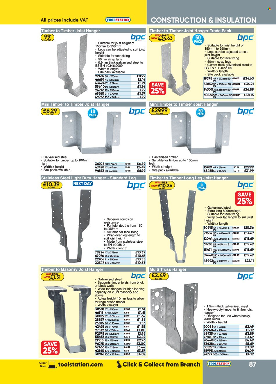 Toolstation offer . Page 87.