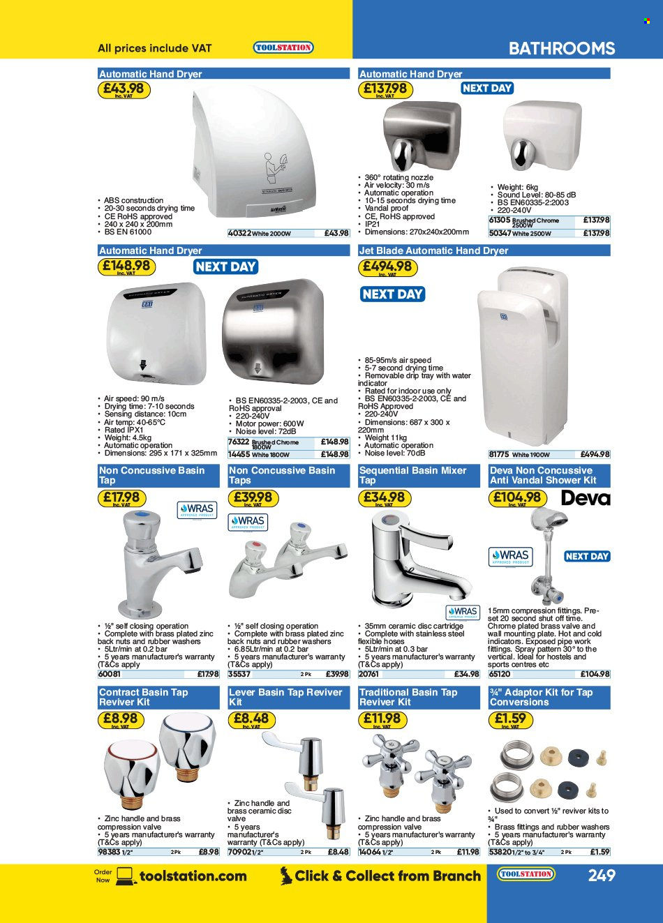 Toolstation offer . Page 249.