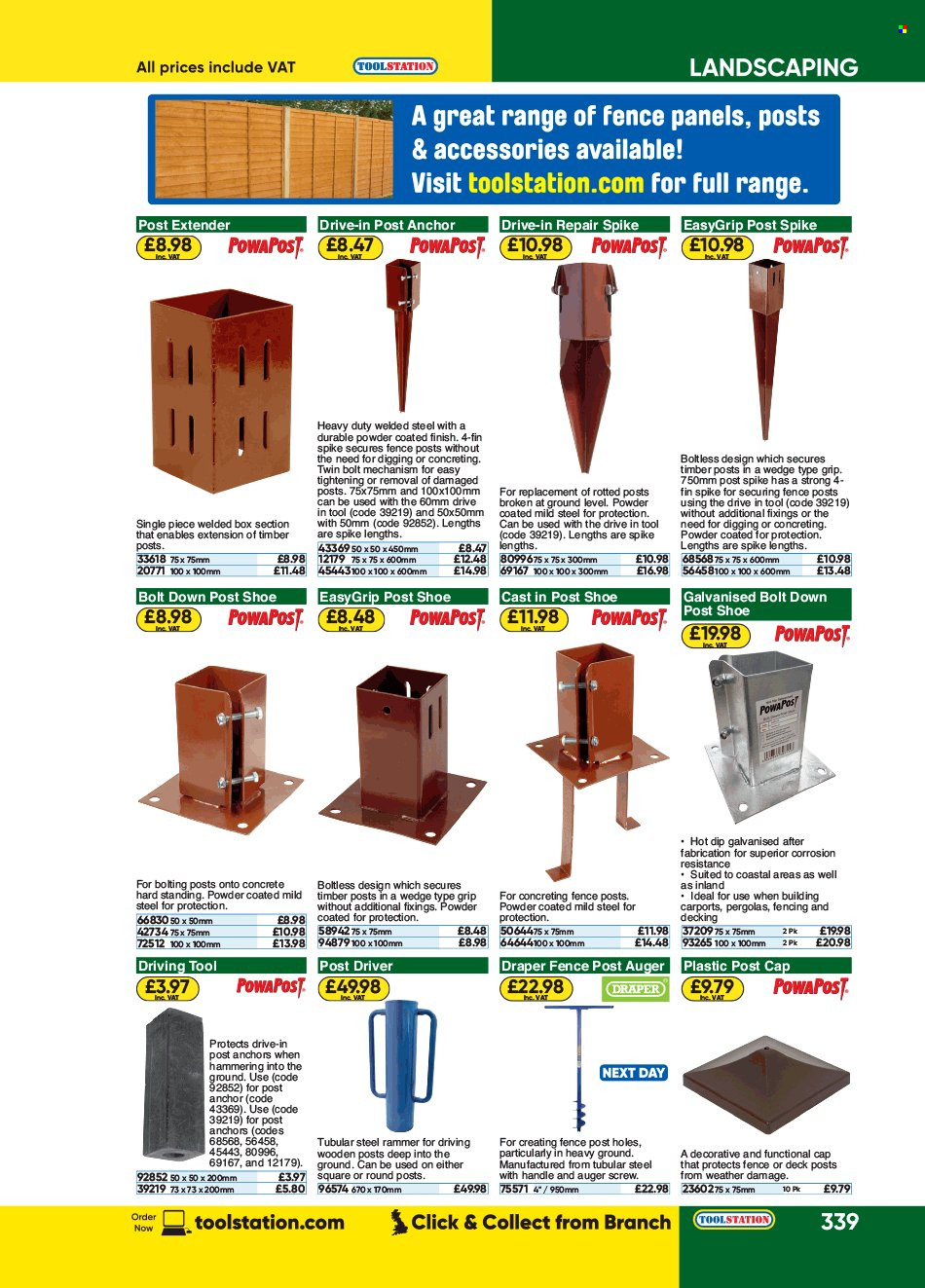 Toolstation offer . Page 339.