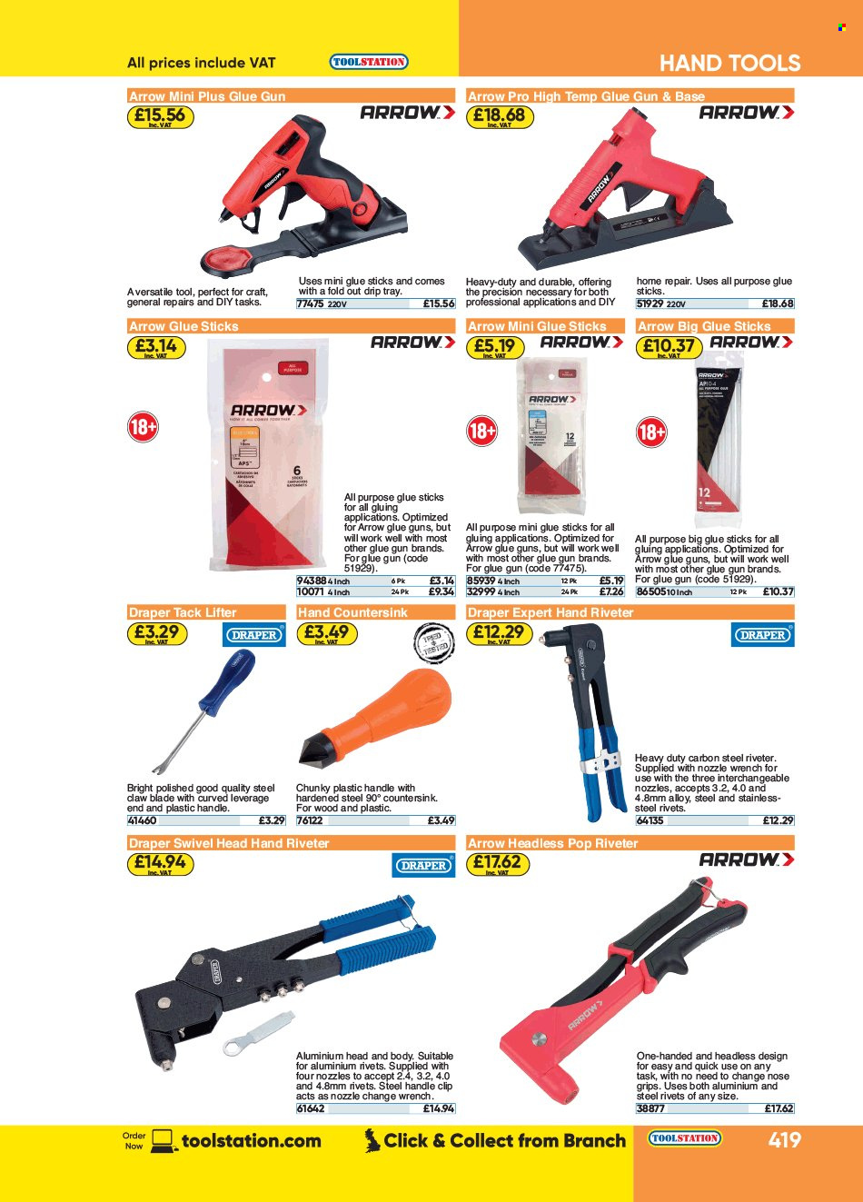 Toolstation offer . Page 419.