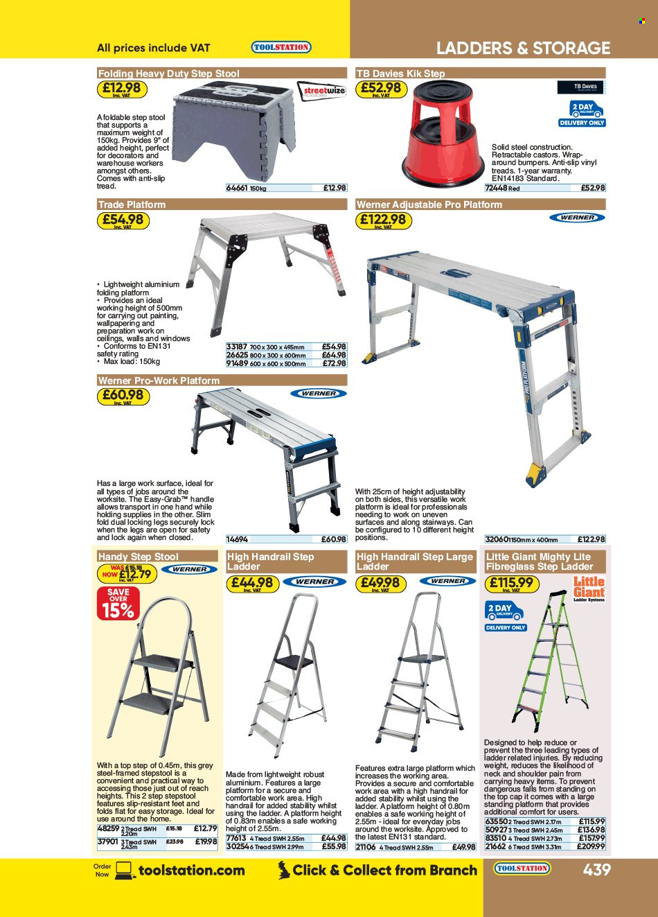 Toolstation offer . Page 439.