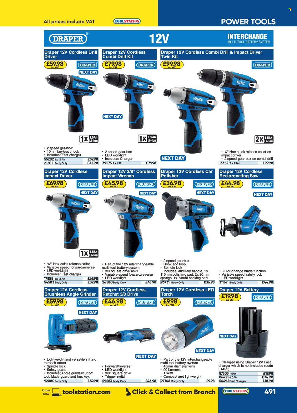 Toolstation offer . Page 491.