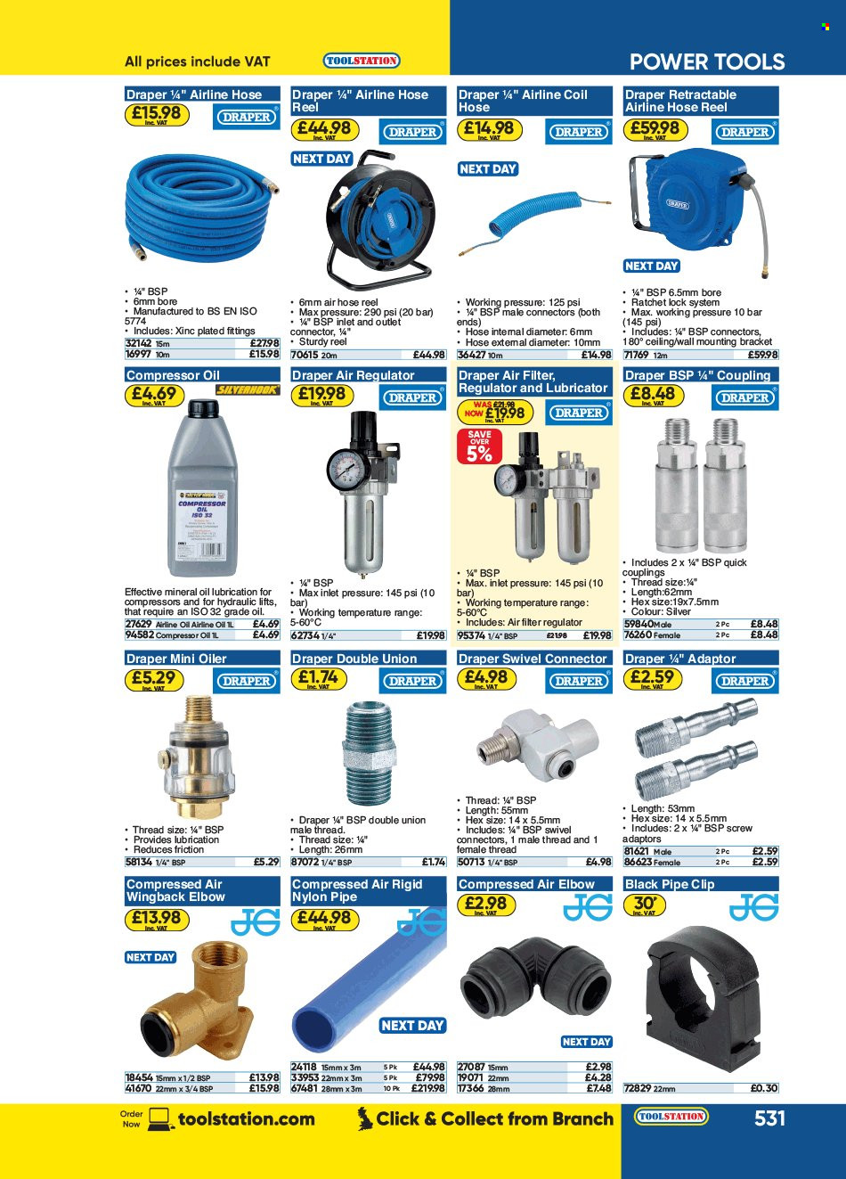 Toolstation offer . Page 531.