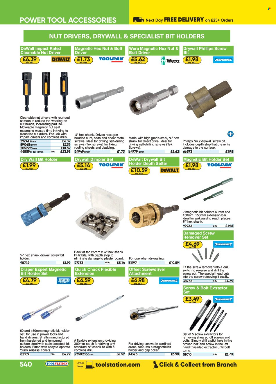 Toolstation offer . Page 540.