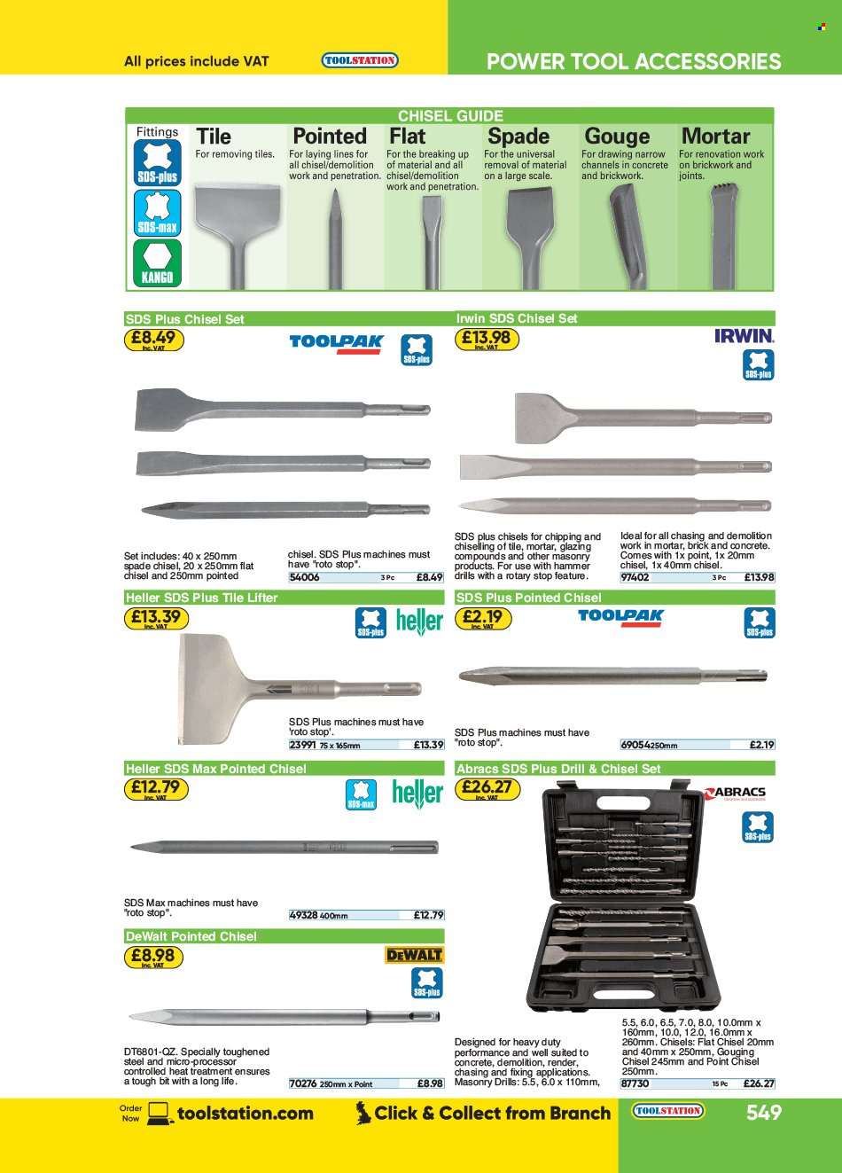 Toolstation offer . Page 549.