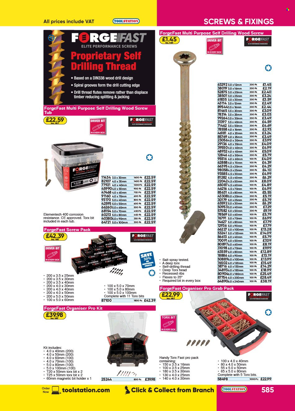 Toolstation offer . Page 585.