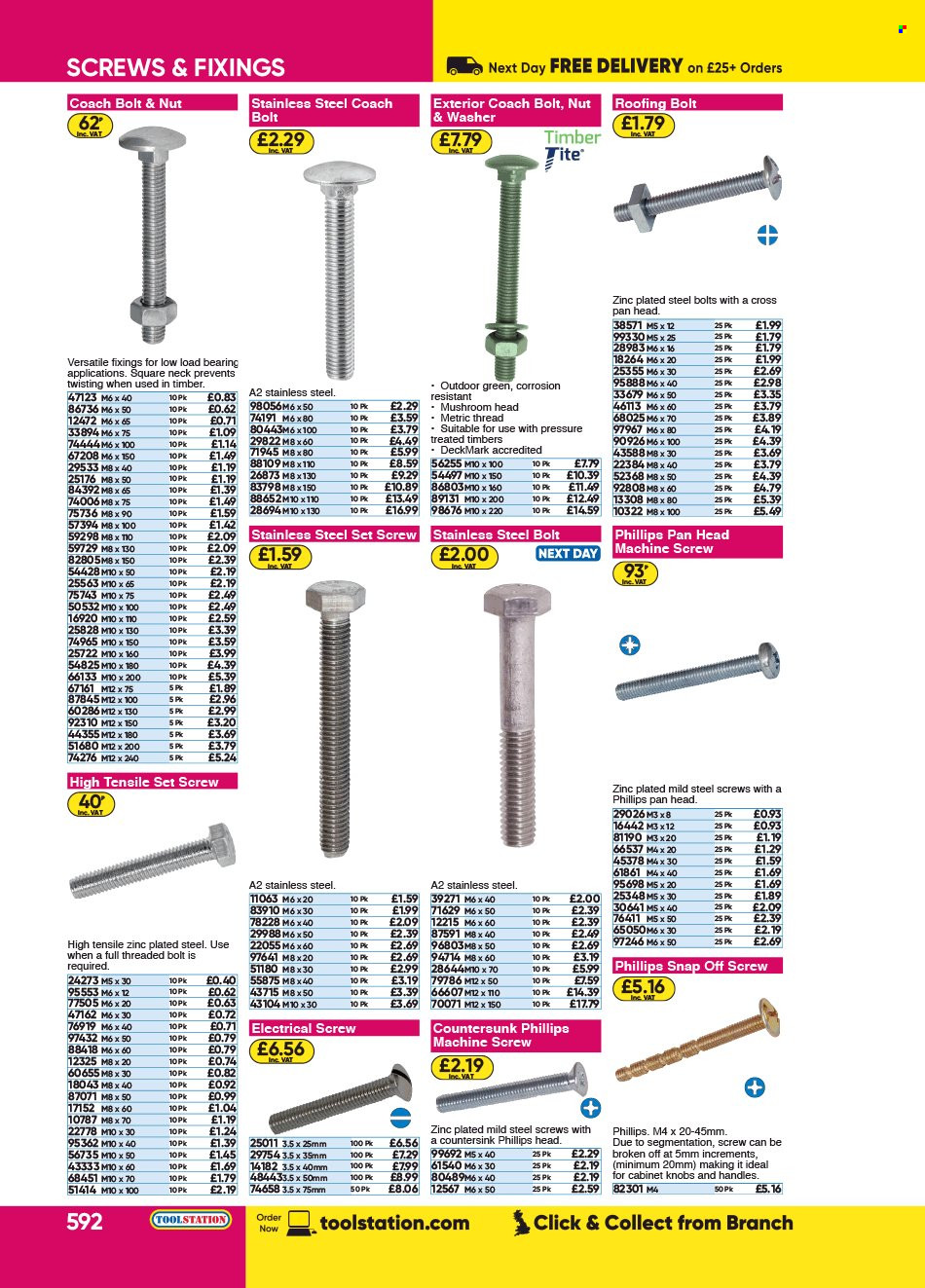 Toolstation offer . Page 592.