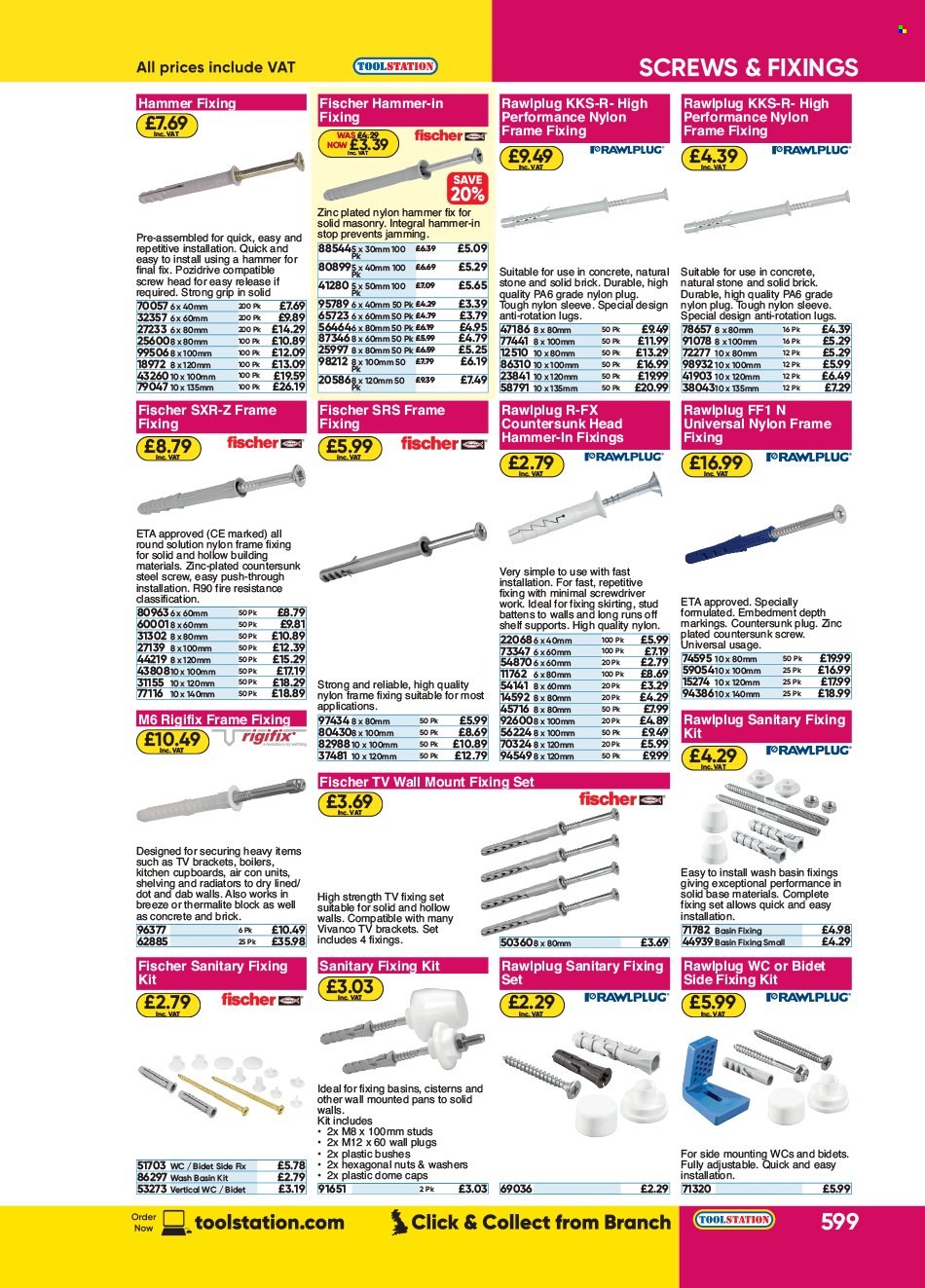 Toolstation offer . Page 599.