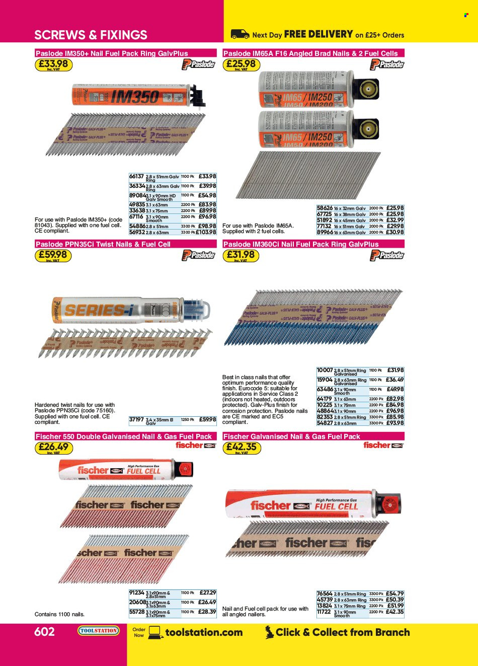 Toolstation offer . Page 602.