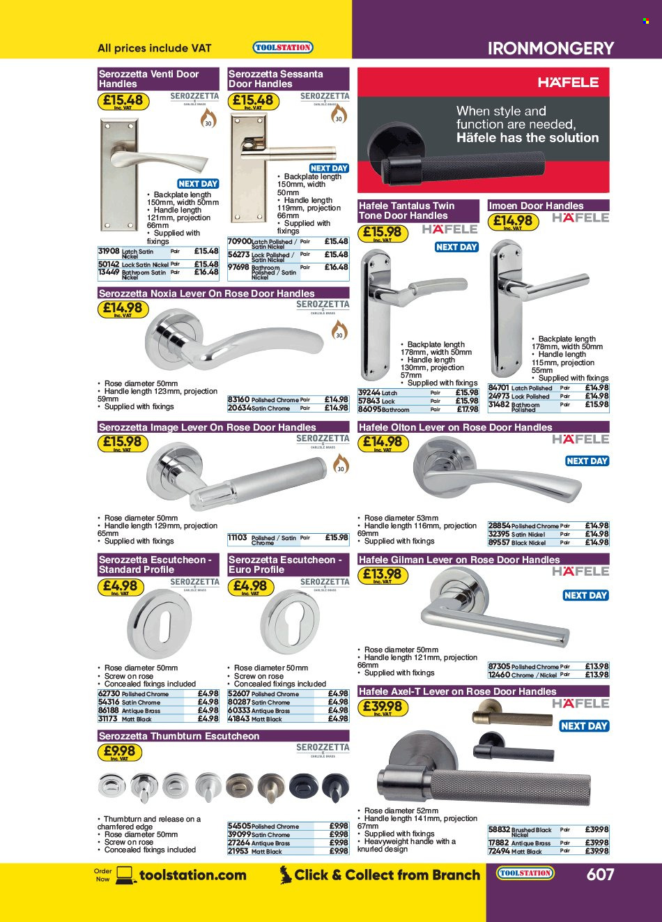 Toolstation offer . Page 607.