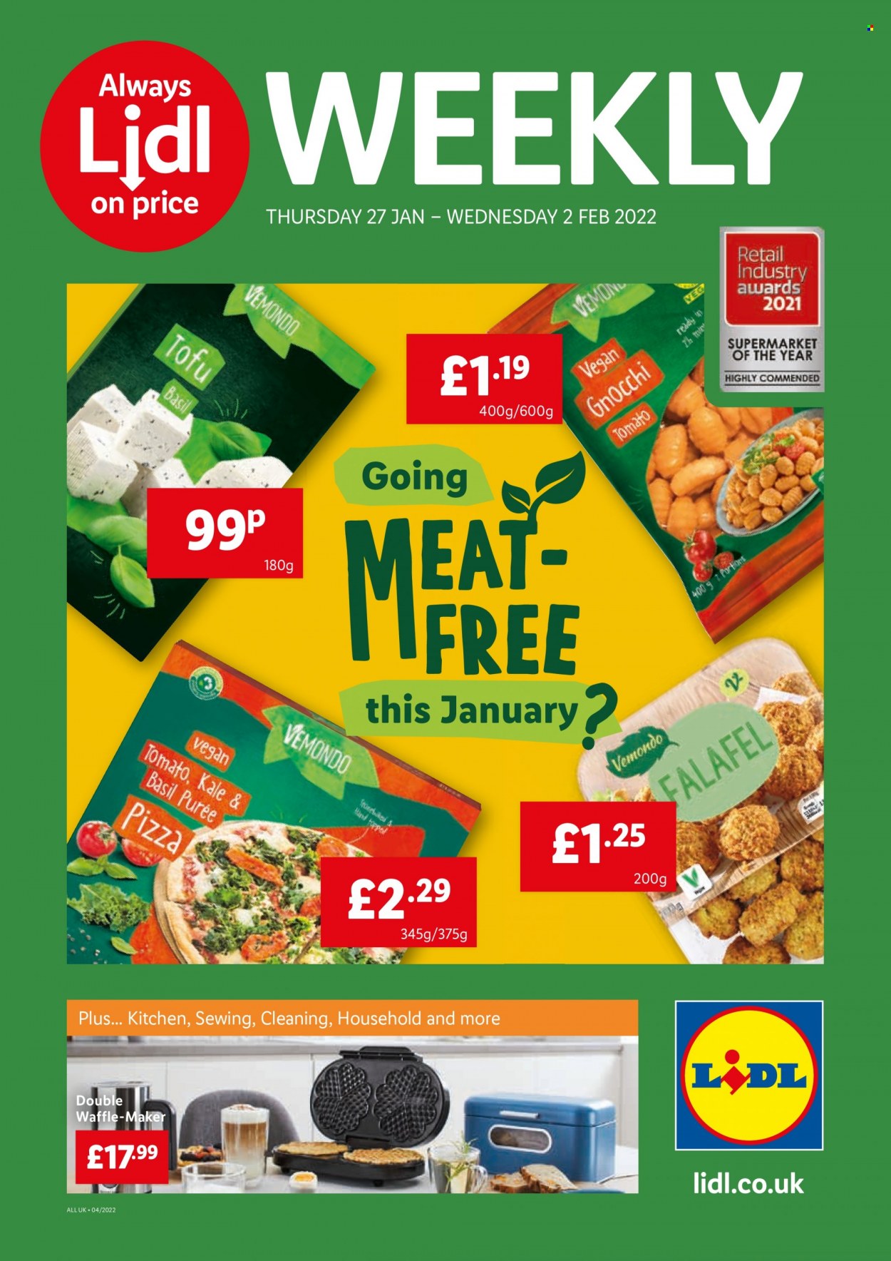 Lidl offer  - 27.1.2022 - 2.2.2022. Page 1.