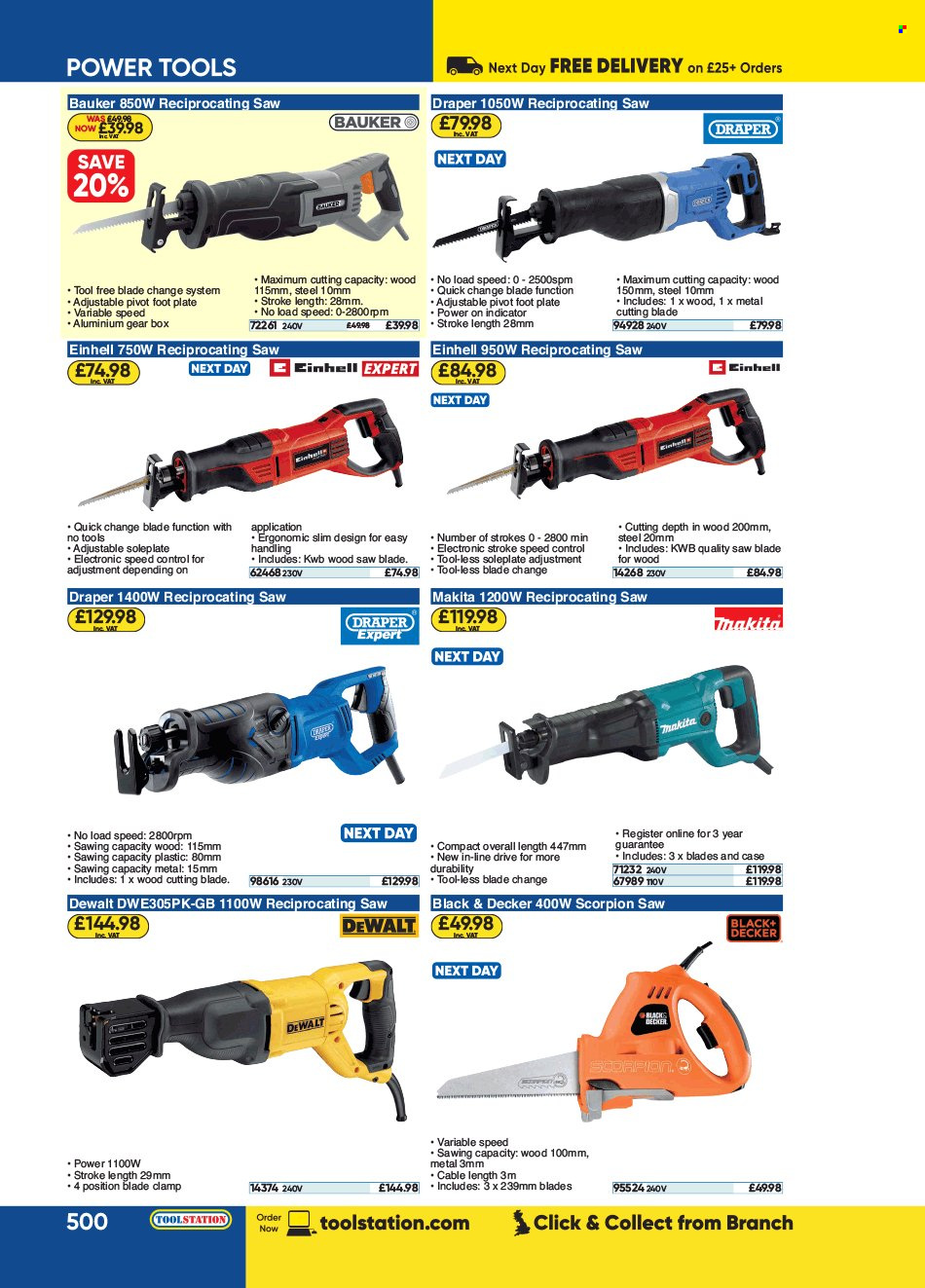 Toolstation offer . Page 500.