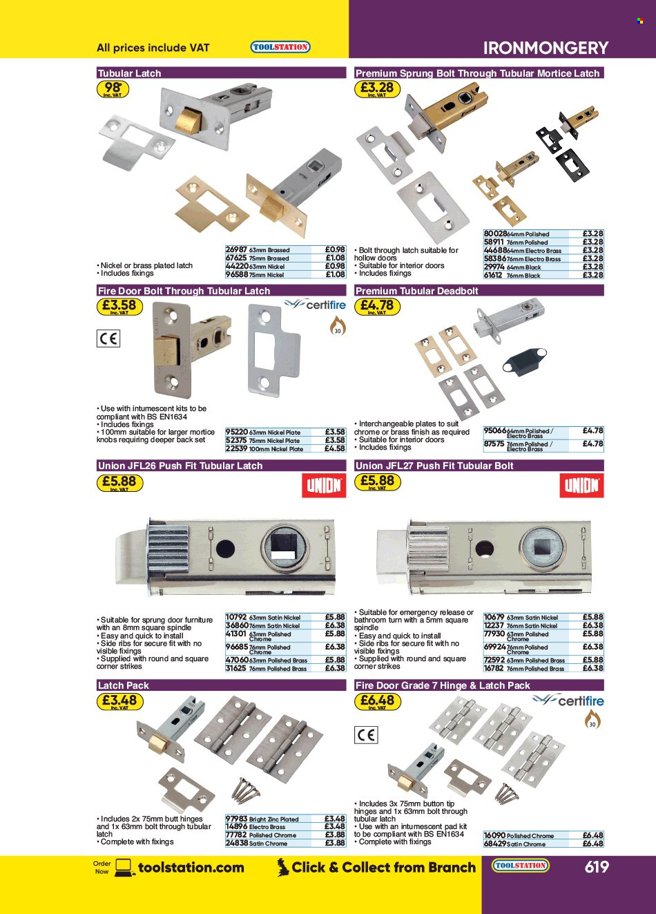 Toolstation offer . Page 619.