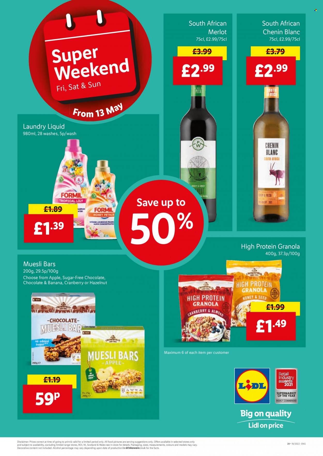 Lidl offer  - 12.5.2022 - 18.5.2022. Page 24.