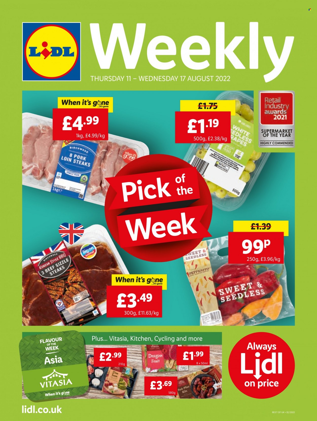 Lidl offer  - 11.8.2022 - 17.8.2022. Page 1.