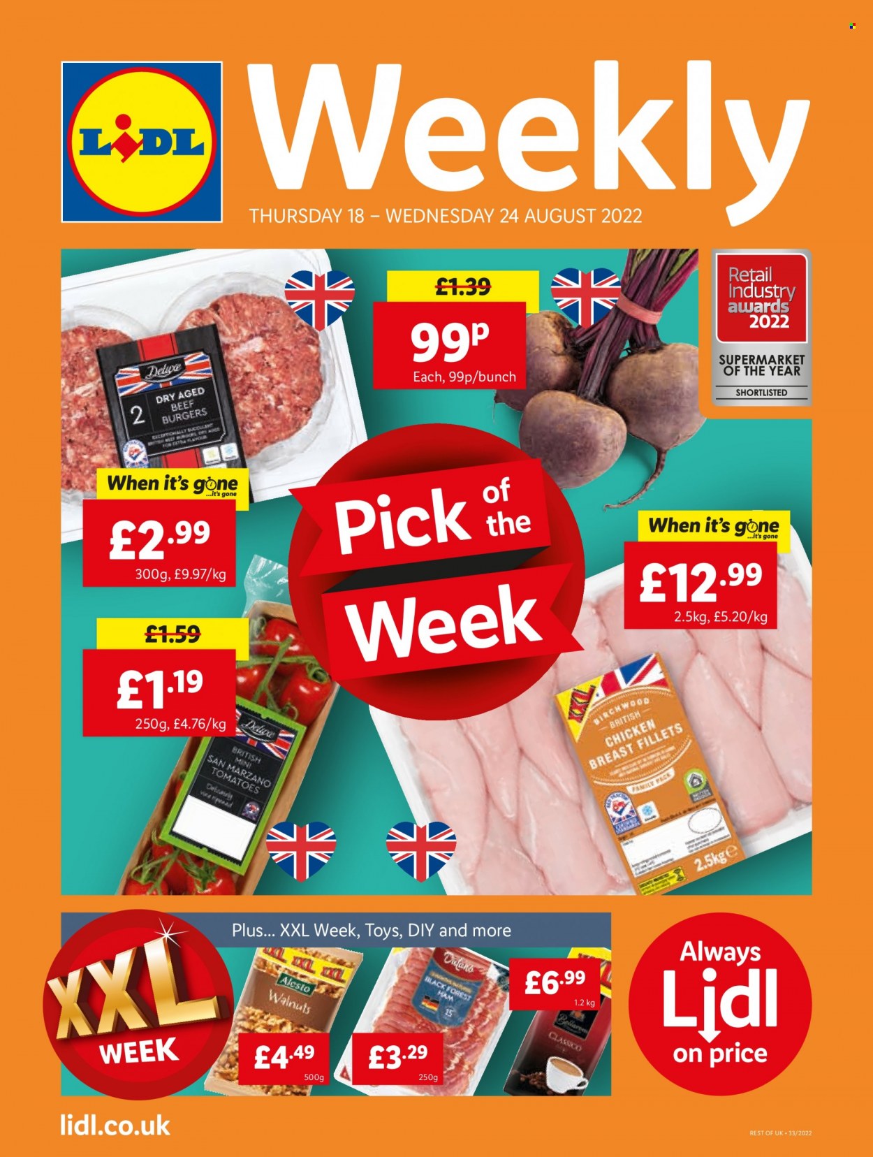 Lidl offer  - 18.8.2022 - 24.8.2022. Page 1.